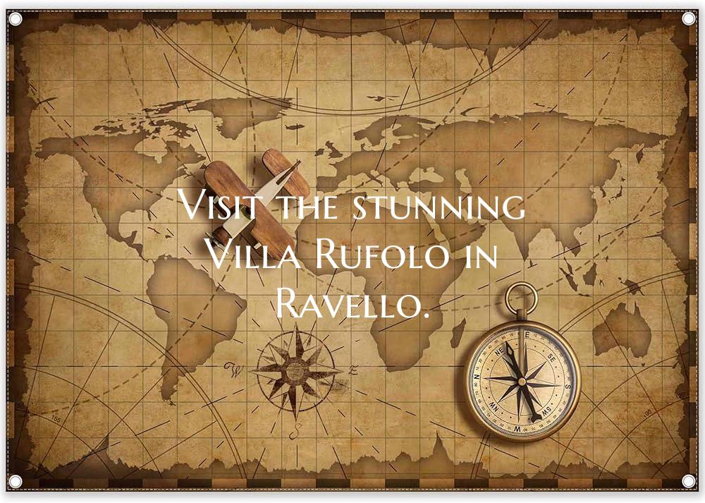 Visit the stunning Villa Rufolo in Ravello.