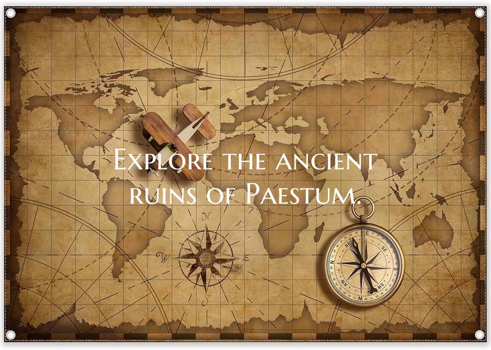 Explore the ancient ruins of Paestum.
