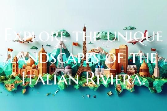 Explore the unique landscapes of the Italian Riviera.