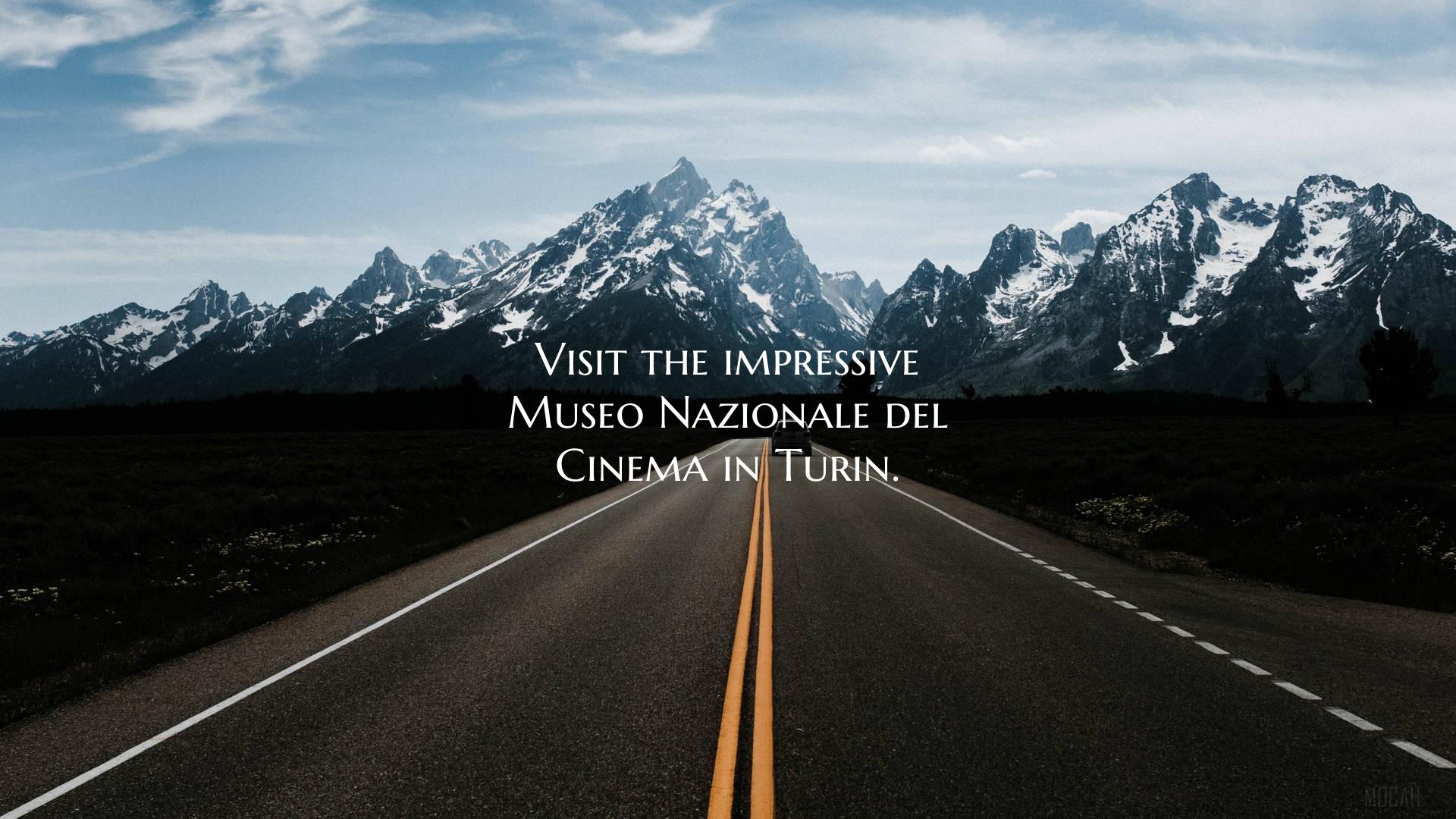 Visit the impressive Museo Nazionale del Cinema in...